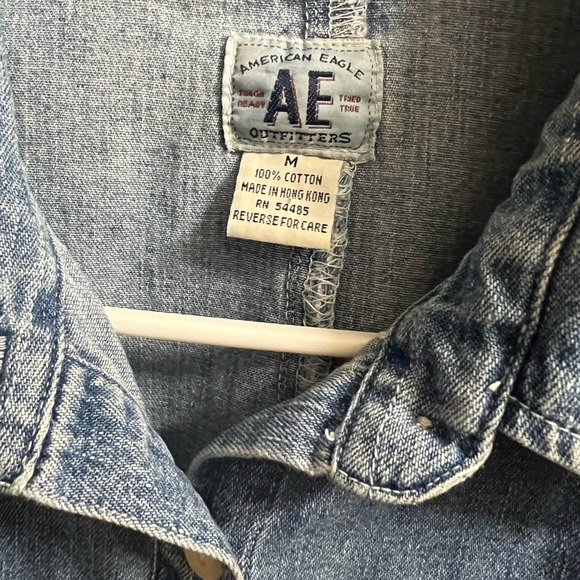 American Eagle Denim Blouse - size medium - Picture 2 of 8